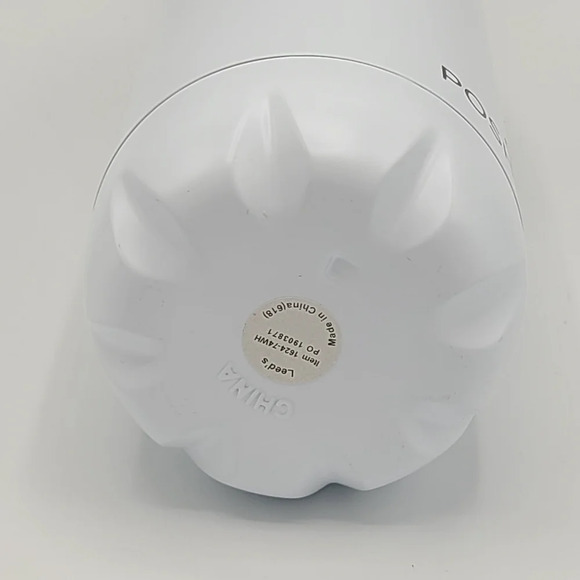 Poshmark Poshfixins White Logo Stainless Steel Insulated Water Bottle - Picture 5 of 9